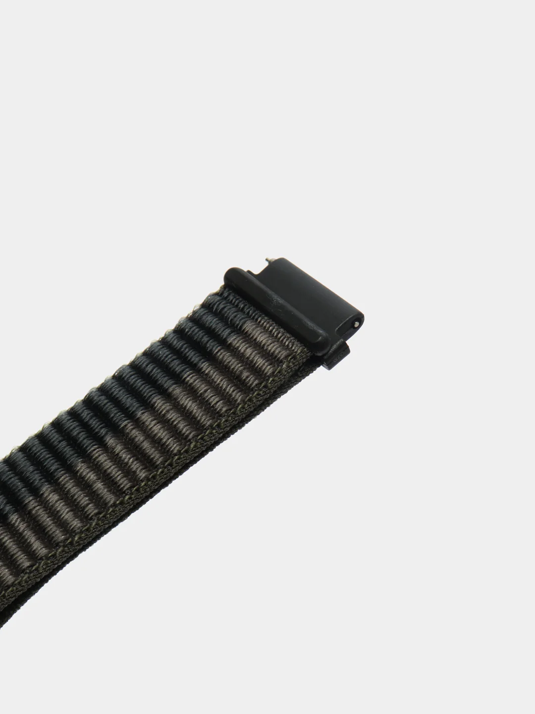 Тёмно-серый нейлоновый ремешок для Xiaomi Amazfit Bip, Samsung Gear, Huawei Watch,  20 / 22 мм