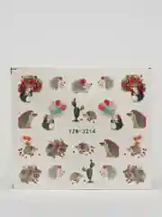Горчичный наклейки-слайдеры для дизайна ногтей и маникюра