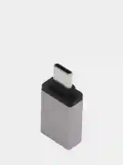Серый адаптер переходник usb type c на usb otg