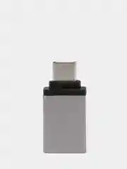Серый адаптер переходник usb type c на usb otg