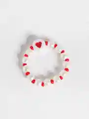 Кольцо из бисера "Сердце"