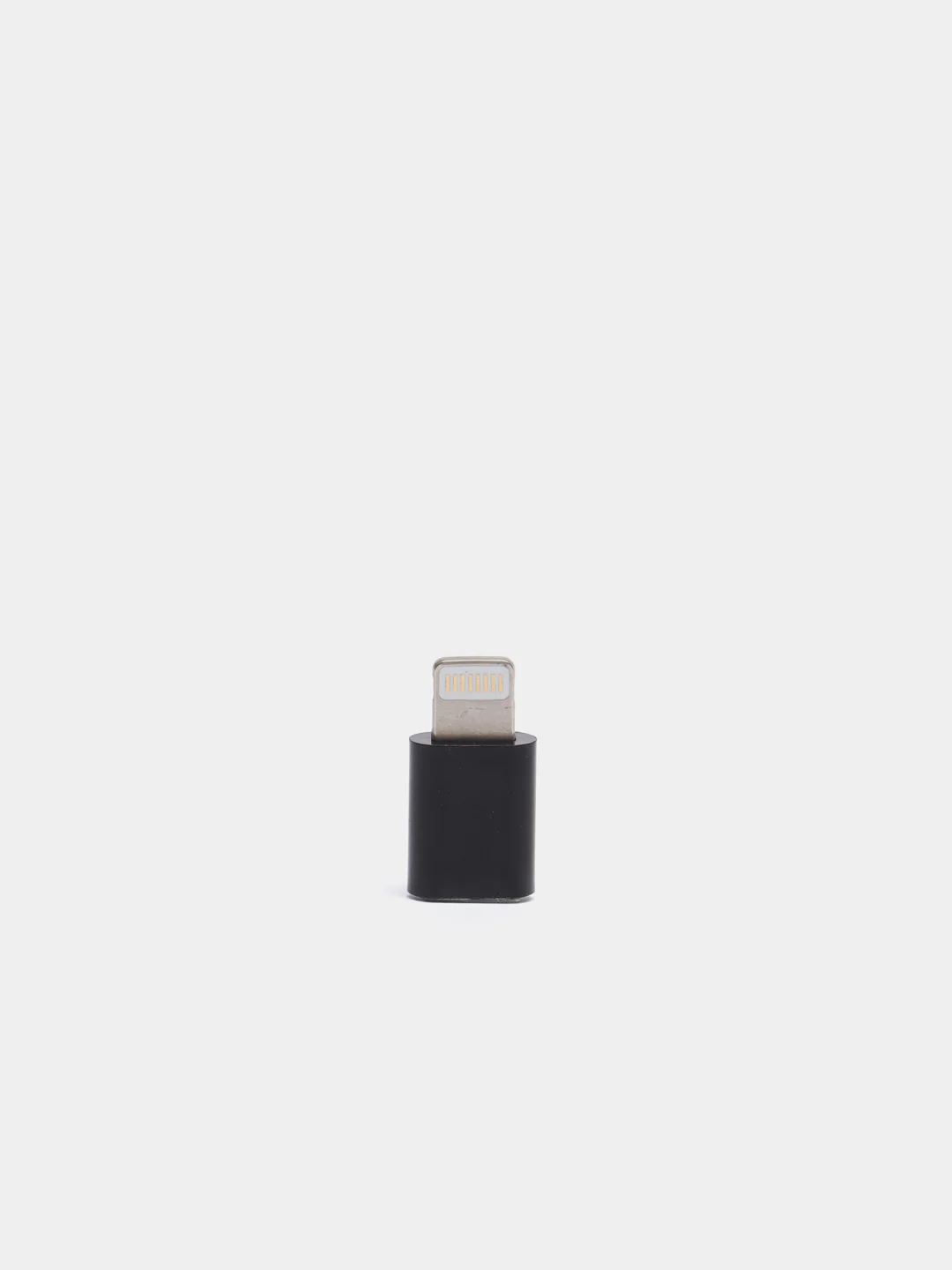 Черный переходник с microUSB на iPhone