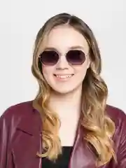 Синий меланж очки солнцезащитные, унисекс