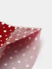 Алый пакет подарочный для женщины на 8 марта
