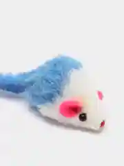Синий игрушка для кошек "Малая мышь" двухцветная