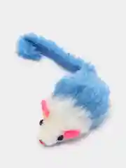 Синий игрушка для кошек "Малая мышь" двухцветная