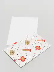 Карамельный новогодняя открытка