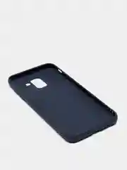 Темно-синий чехол Samsung Galaxy J6 2018, Самсунг Галакси Джи6 2018, силиконовый цветной матовый