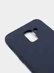 Темно-синий чехол Samsung Galaxy J6 2018, Самсунг Галакси Джи6 2018, силиконовый цветной матовый