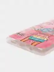 Кораллово-розовый чехол Xiaomi Redmi Note 8 Pro силиконовый с рисунком (Сяоми Редми Нот 8 Про)