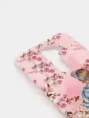 Кораллово-розовый чехол Xiaomi Redmi Note 8 Pro силиконовый с рисунком (Сяоми Редми Нот 8 Про)