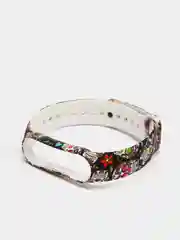 Черный ремешки для Xiaomi Mi Band 5 с рисунком