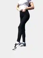 Черный джинсы skinny женские зауженные, с высокой посадкой