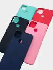 Чехол для Realme C25 / C25S силиконовый матовый, цветной
