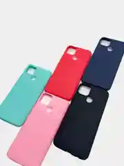Чехол для Realme C25 / C25S силиконовый матовый, цветной
