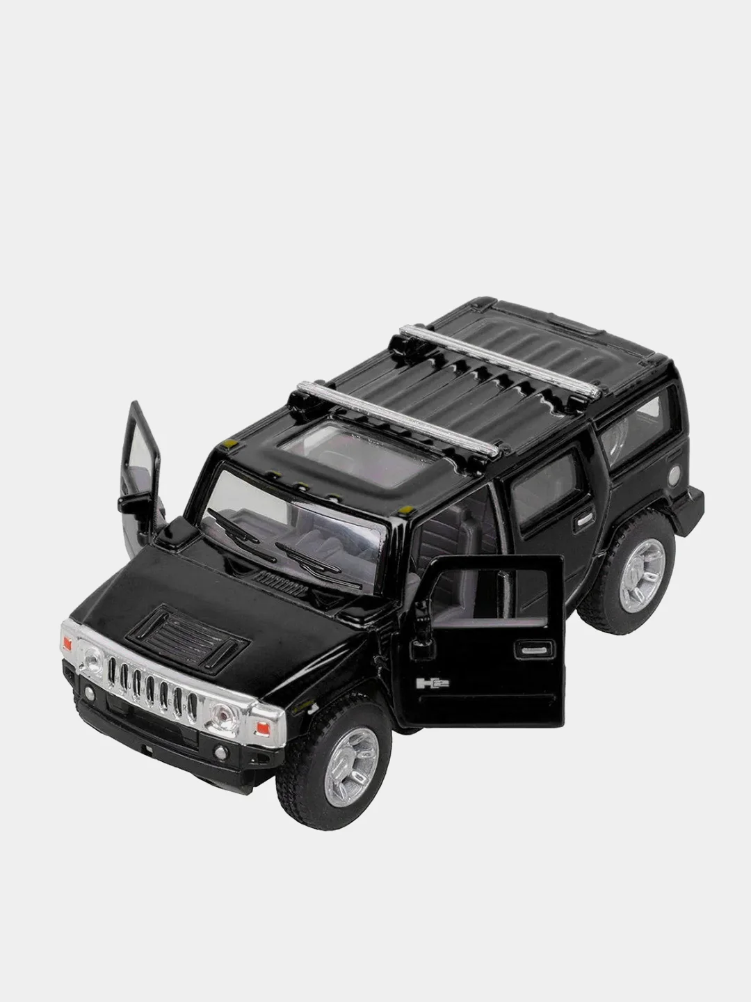 Черный машинка металлическая инерционная/2008 Hummer H2 SUV KT5337D 1:40 /Kinsmart/