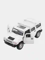 Белый машинка металлическая инерционная/2008 Hummer H2 SUV KT5337D 1:40 /Kinsmart/