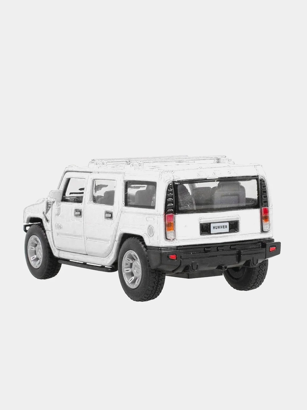 Белый машинка металлическая инерционная/2008 Hummer H2 SUV KT5337D 1:40 /Kinsmart/