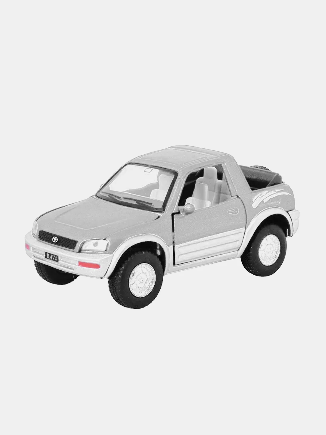 Белый машинка металлическая инерционная/Toyota Rav4 Cabriolet KT5011D 1:32 /Kinsmart/