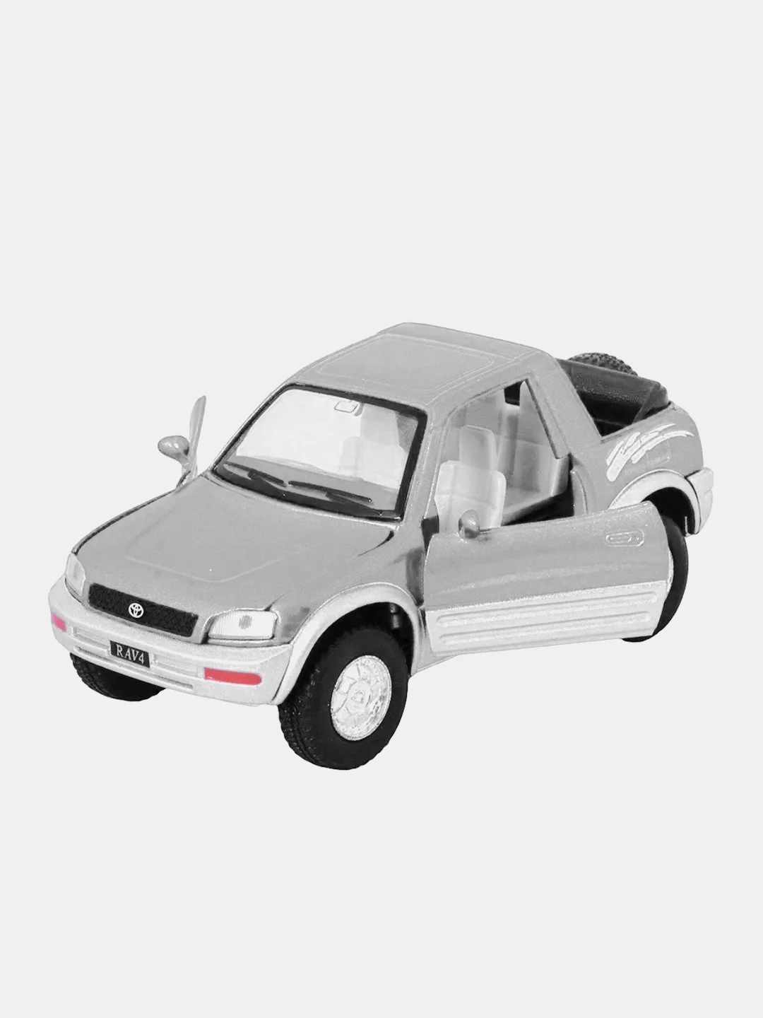 Белый машинка металлическая инерционная/Toyota Rav4 Cabriolet KT5011D 1:32 /Kinsmart/