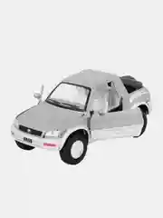 Белый машинка металлическая инерционная/Toyota Rav4 Cabriolet KT5011D 1:32 /Kinsmart/