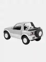 Белый машинка металлическая инерционная/Toyota Rav4 Cabriolet KT5011D 1:32 /Kinsmart/