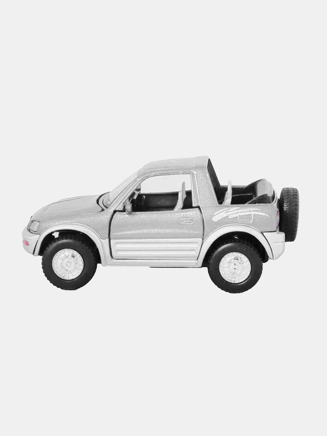 Белый машинка металлическая инерционная/Toyota Rav4 Cabriolet KT5011D 1:32 /Kinsmart/
