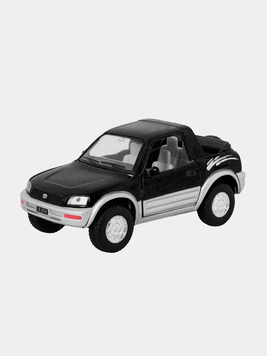 Черный машинка металлическая инерционная/Toyota Rav4 Cabriolet KT5011D 1:32 /Kinsmart/