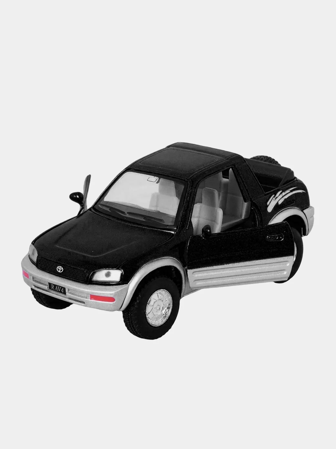 Черный машинка металлическая инерционная/Toyota Rav4 Cabriolet KT5011D 1:32 /Kinsmart/