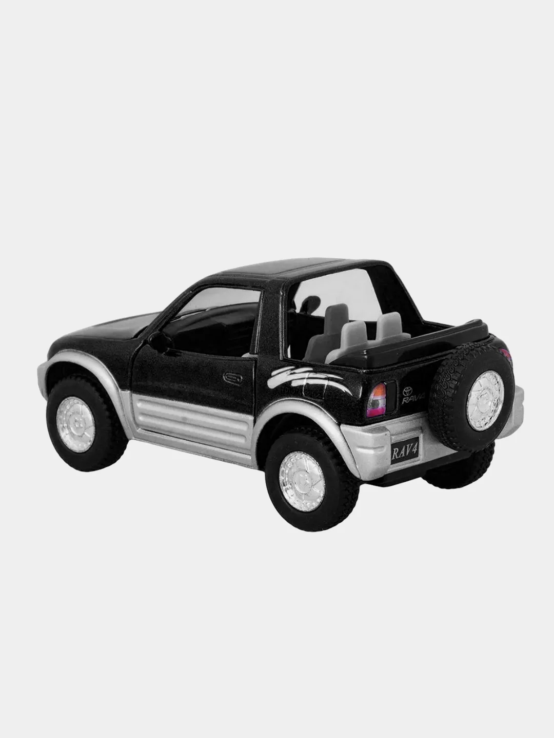 Черный машинка металлическая инерционная/Toyota Rav4 Cabriolet KT5011D 1:32 /Kinsmart/