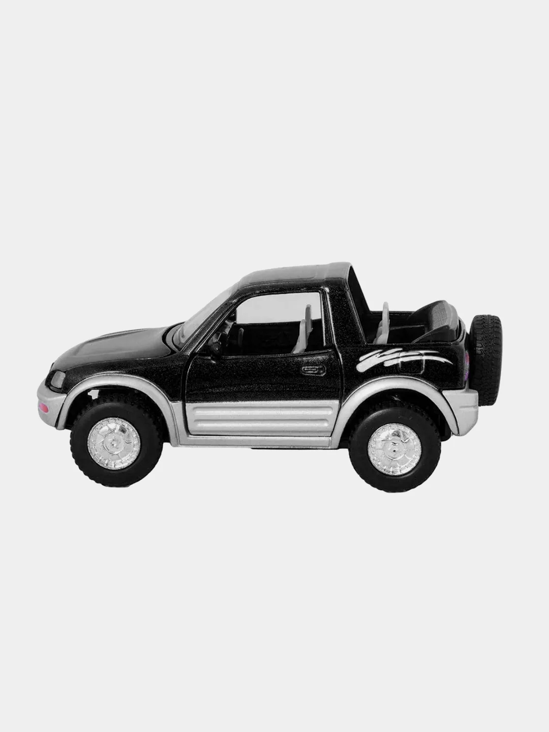 Черный машинка металлическая инерционная/Toyota Rav4 Cabriolet KT5011D 1:32 /Kinsmart/