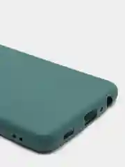 Зеленый чехол Samsung Galaxy A32 4G (Самсунг Галакси А32) силиконовый цветной матовый