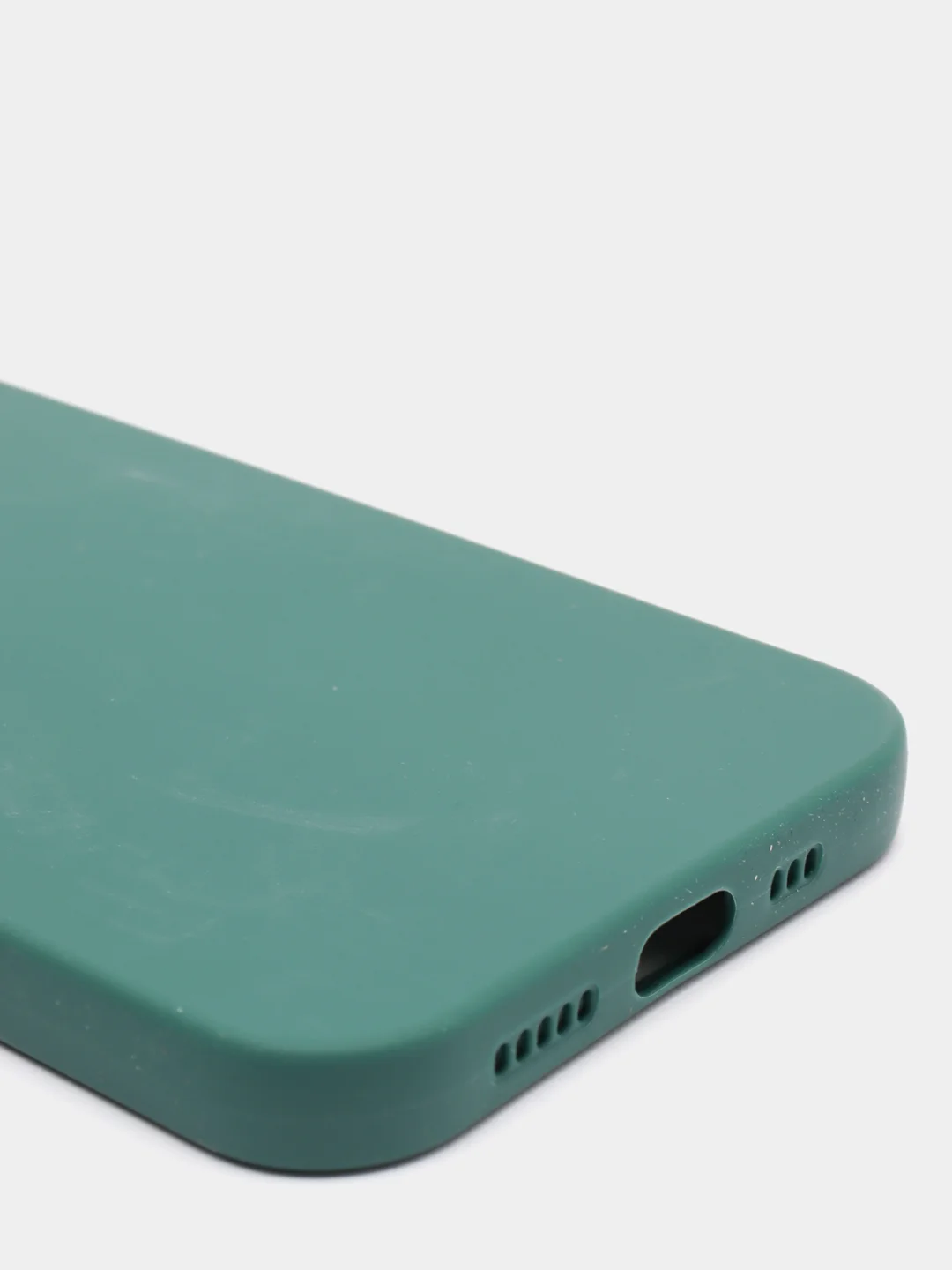 Зеленый чехол iPhone 11 14 13 12 Pro Mini Plus XR 7 8 SE 2020 силиконовый (Айфон ХР Про Мини Плюс)