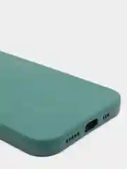 Зеленый чехол iPhone 11 14 13 12 Pro Mini Plus XR 7 8 SE 2020 силиконовый (Айфон ХР Про Мини Плюс)