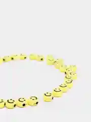 Желтый бусинки Смайлы 30 шт разные цвета