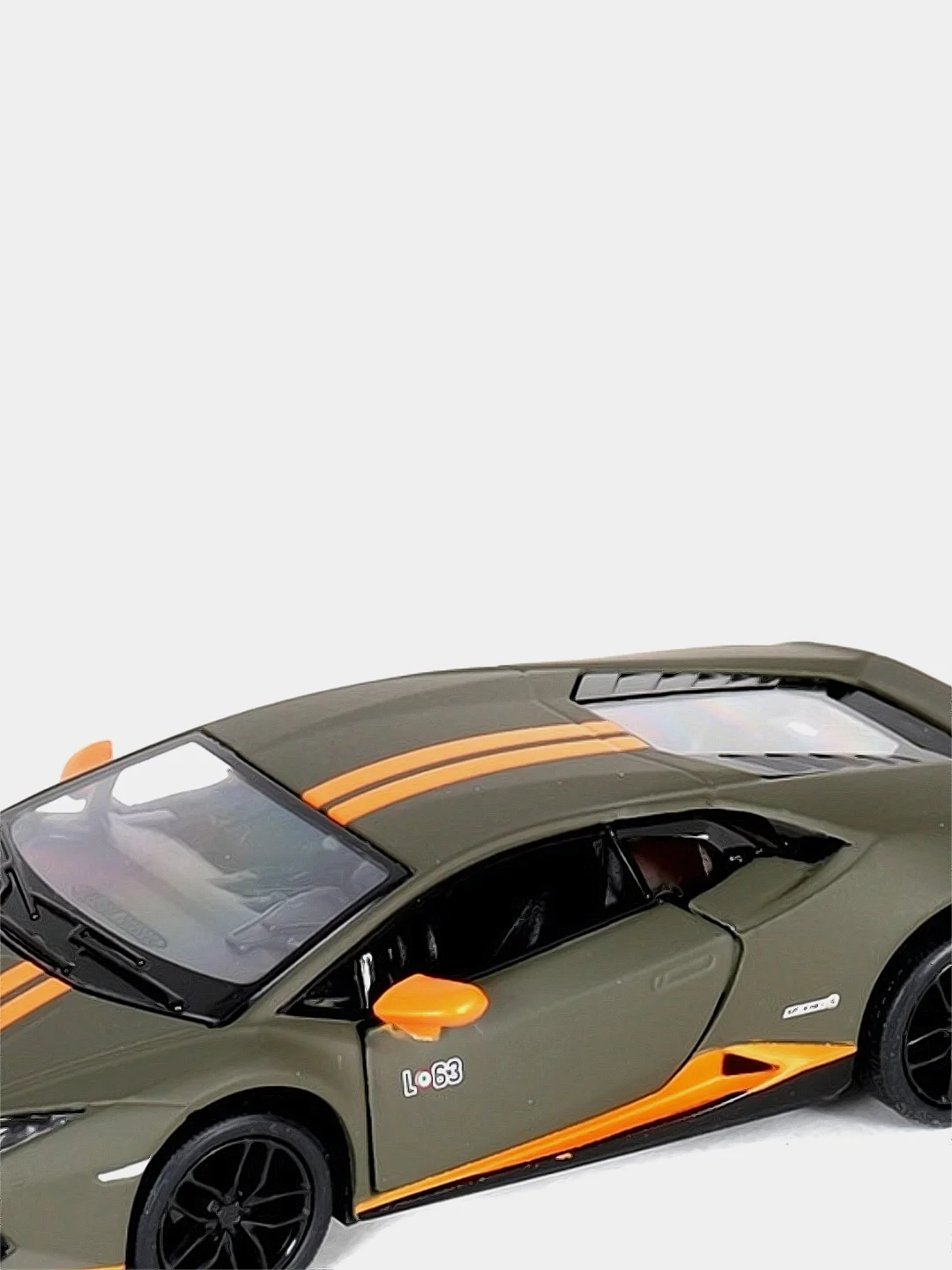 Зелёный хаки машинка металлическая инерционная/Lamborghini Huracan LP610-4 Avio KT5401D 1:38 /Kinsmart/