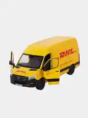 Машинка металлическая инерционная/Mercedes-Benz Sprinter DHL Edition/Kinsmart KT5426