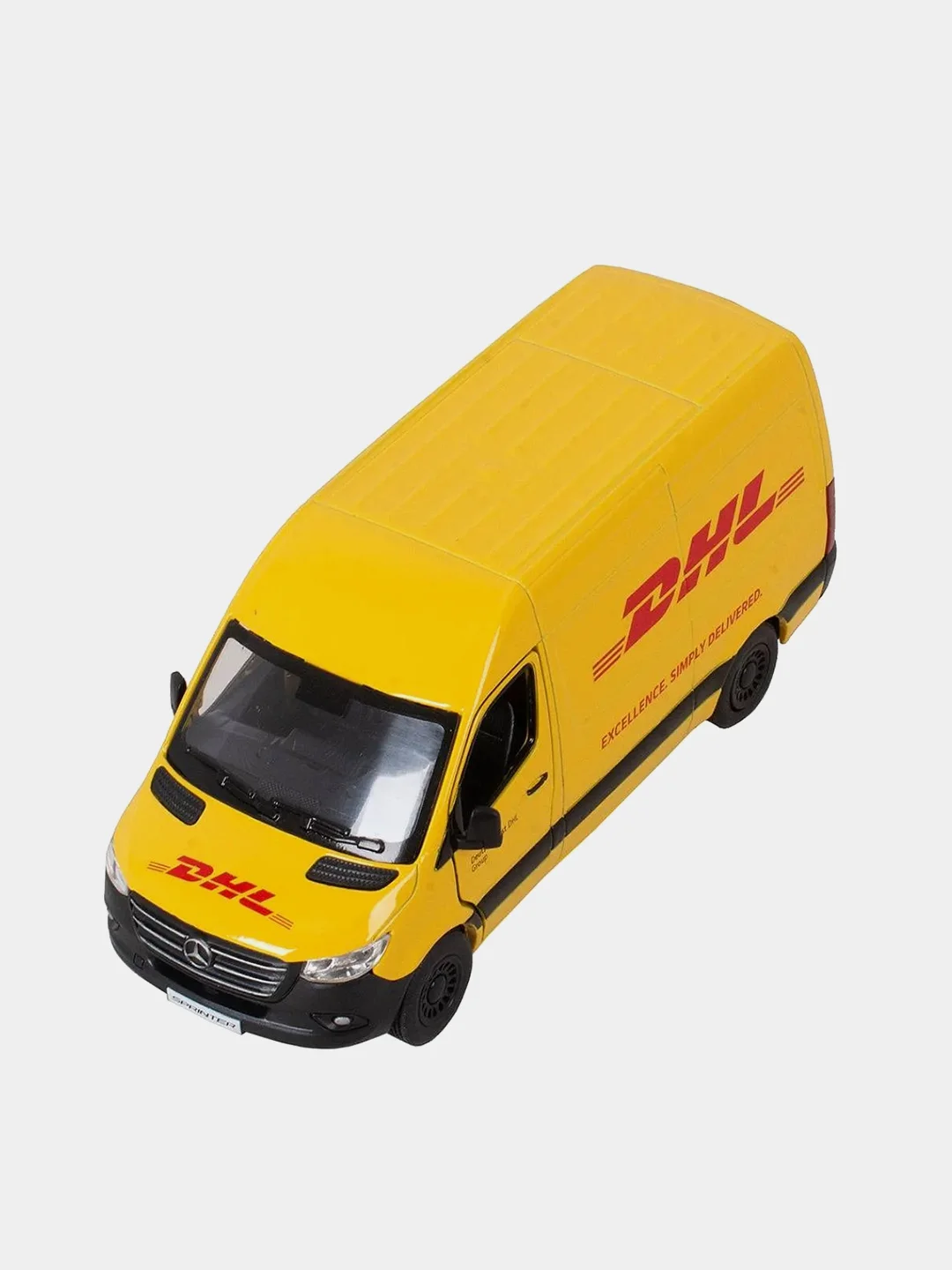 Машинка металлическая инерционная/Mercedes-Benz Sprinter DHL Edition/Kinsmart KT5426
