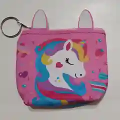Алый кошелёк для девочек  Единорог