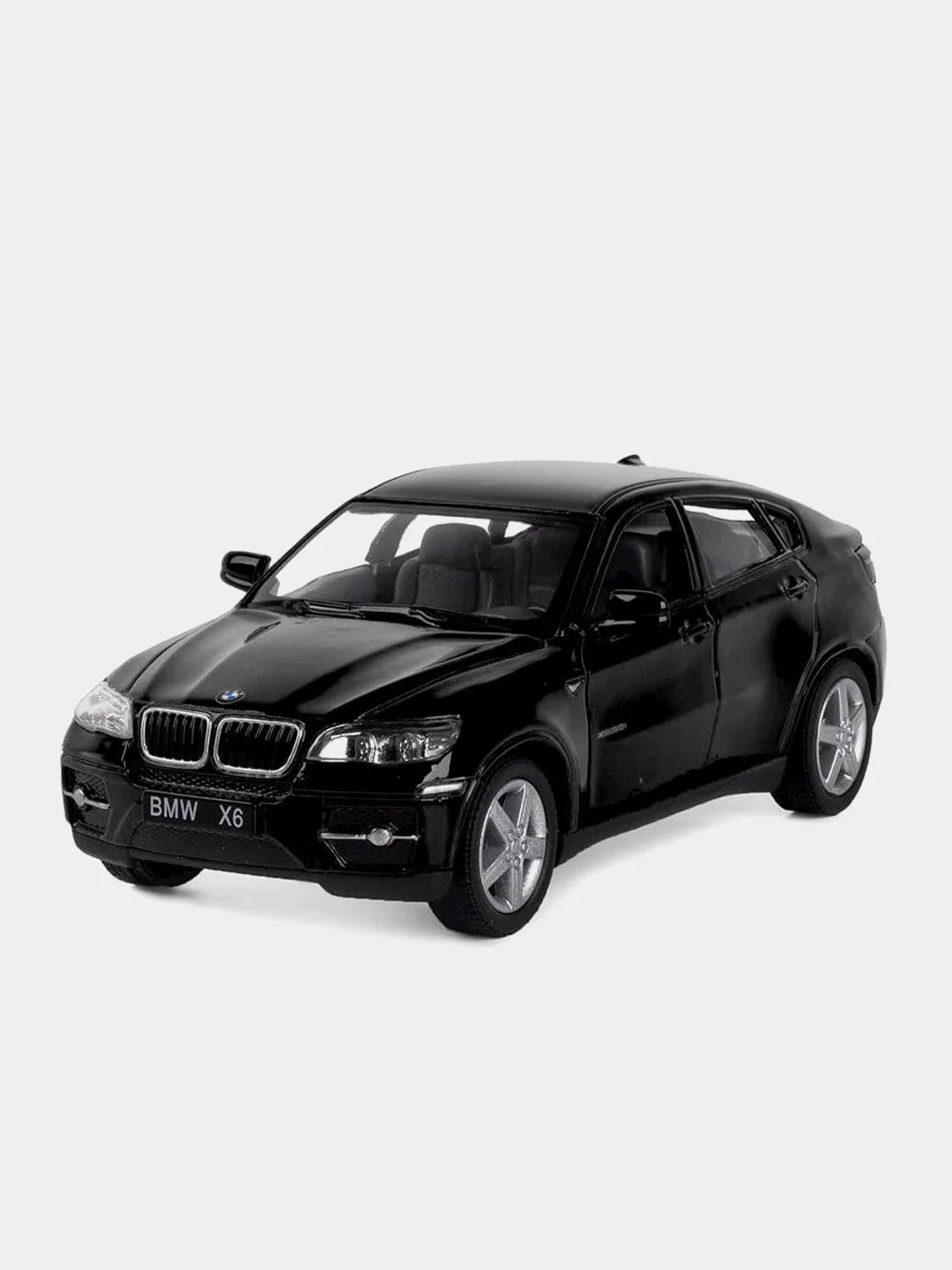 Черный машинка металлическая инерционная/BMW X6 KT5336D 1:38 /Kinsmart/