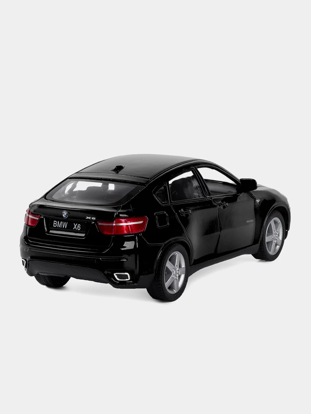Черный машинка металлическая инерционная/BMW X6 KT5336D 1:38 /Kinsmart/