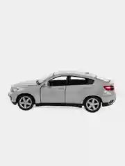 Серебряный машинка металлическая инерционная/BMW X6 KT5336D 1:38 /Kinsmart/