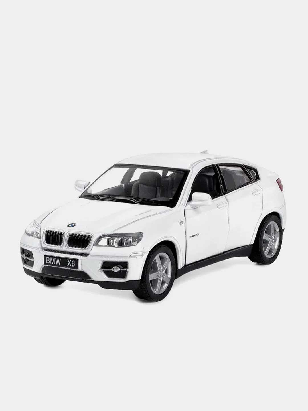 Белый машинка металлическая инерционная/BMW X6 KT5336D 1:38 /Kinsmart/