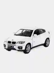 Белый машинка металлическая инерционная/BMW X6 KT5336D 1:38 /Kinsmart/