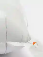 Белый фольгированный шар