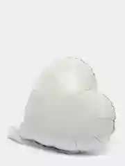 Белый фольгированный шар