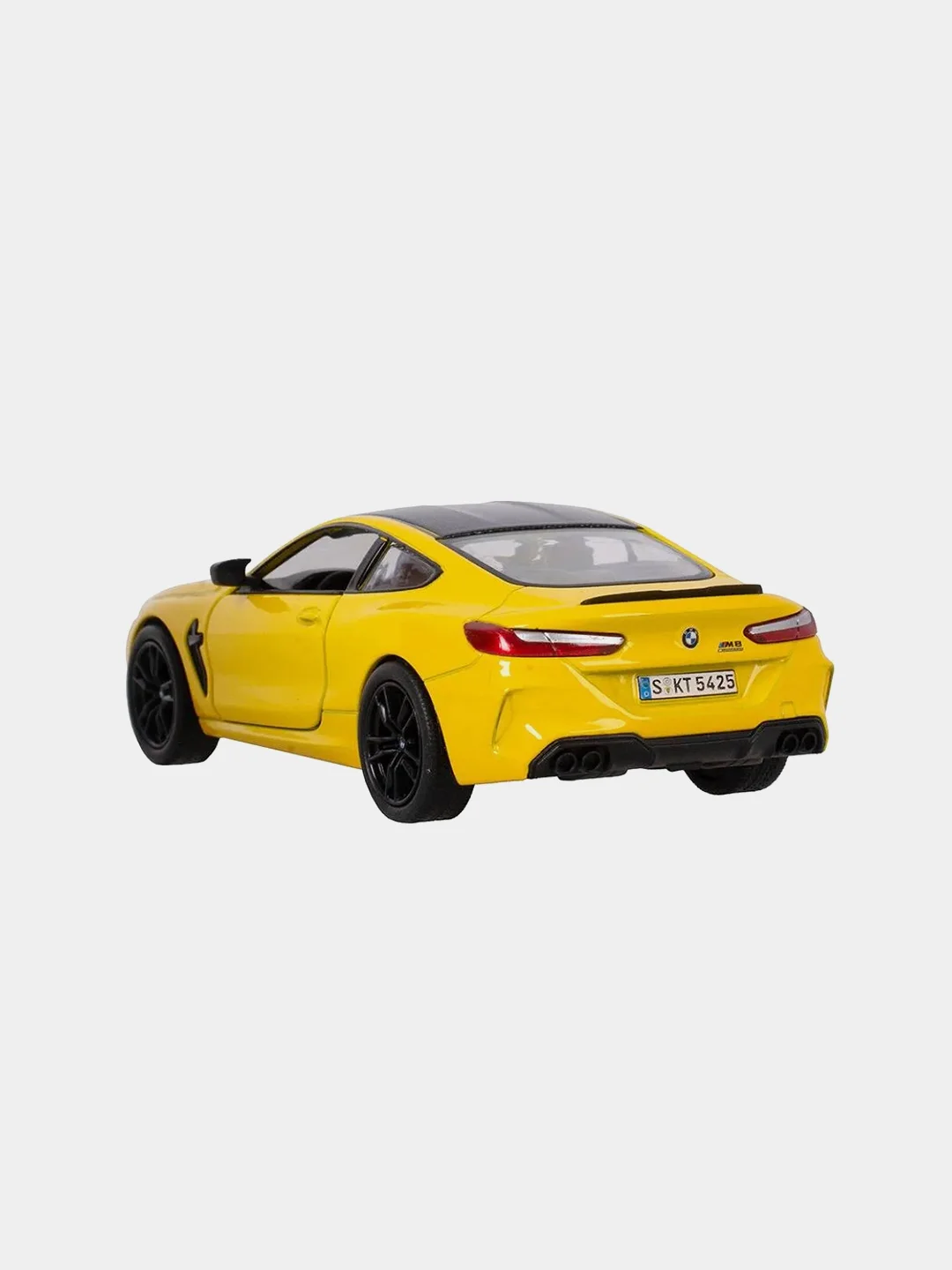 Желтый машинка металлическая инерционная/BMW M8 Competition Coupe/Kinsmart KT5425
