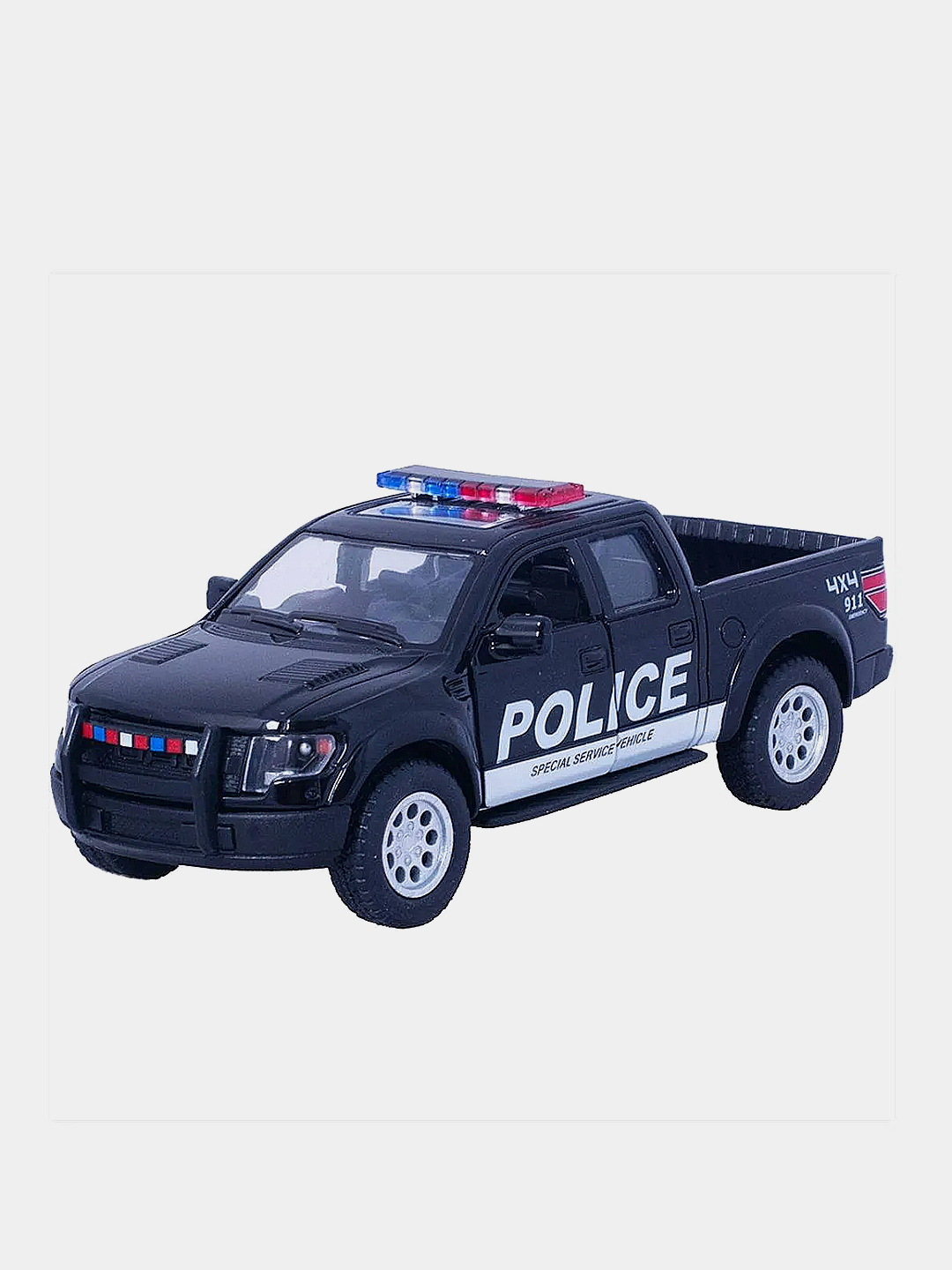 Машинка металлическая инерционная/Ford F-150 SVT Raptor Supercrew  (Police)1:46 /Kinsmart/ купить по цене 589 ₽ в интернет-магазине  KazanExpress