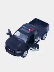 Черный машинка металлическая инерционная/Ford F-150 SVT Raptor Supercrew (Police)1:46 /Kinsmart/
