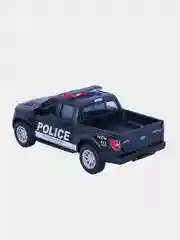 Черный машинка металлическая инерционная/Ford F-150 SVT Raptor Supercrew (Police)1:46 /Kinsmart/